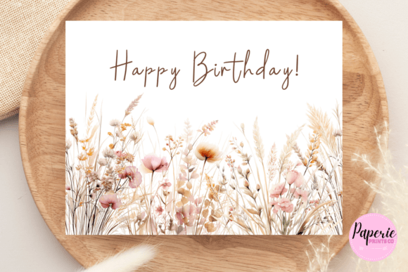Download Wildflower Birthday Card - Card Collection
