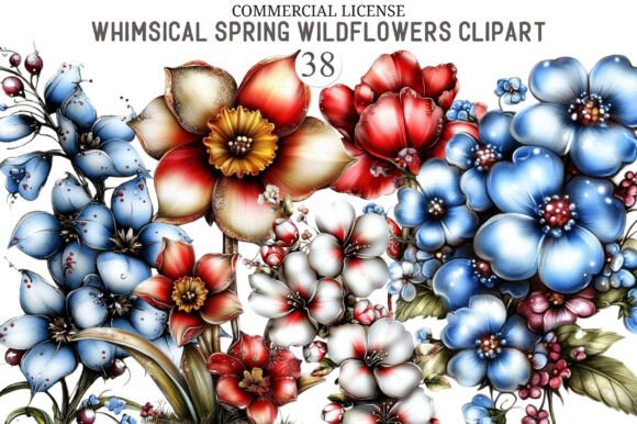 Download Whimsical Wildflowers Clipart,Spring Png - Spring png Collection