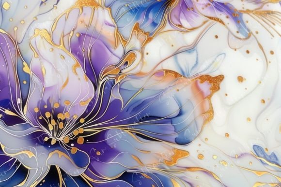 Download Abstract Floral Art Background - Background Collection