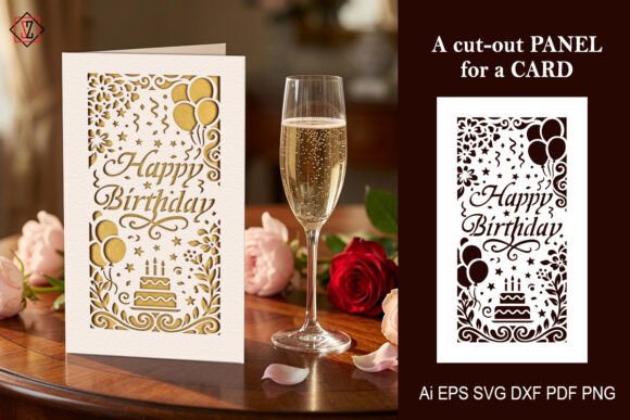 Download Happy Birthday Card Panel - Card Collection